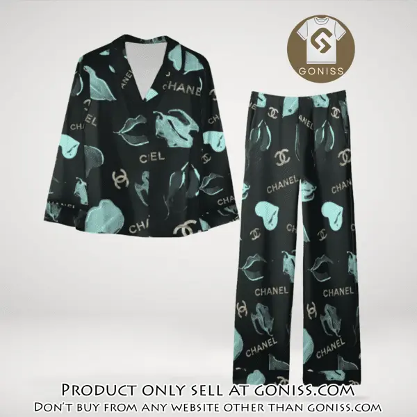 Trending luxury chanel satin pajama set pjs1040 gn1221690